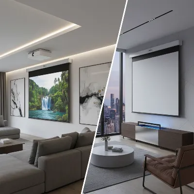 Akia Motorized Projector Screens: A Deep Dive into Quality and Performance