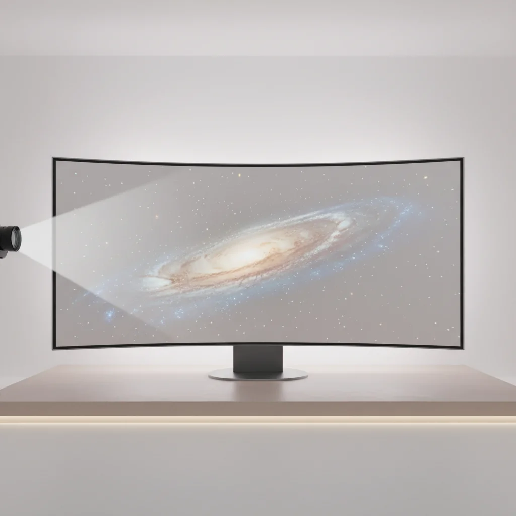 Curved Projector Screens: Do They Enhance Immersion?