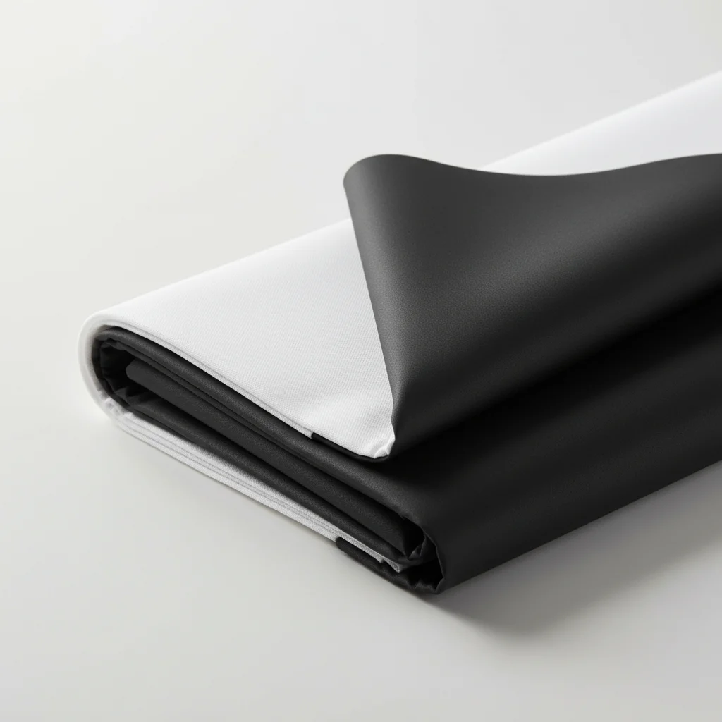 projector screen black backing