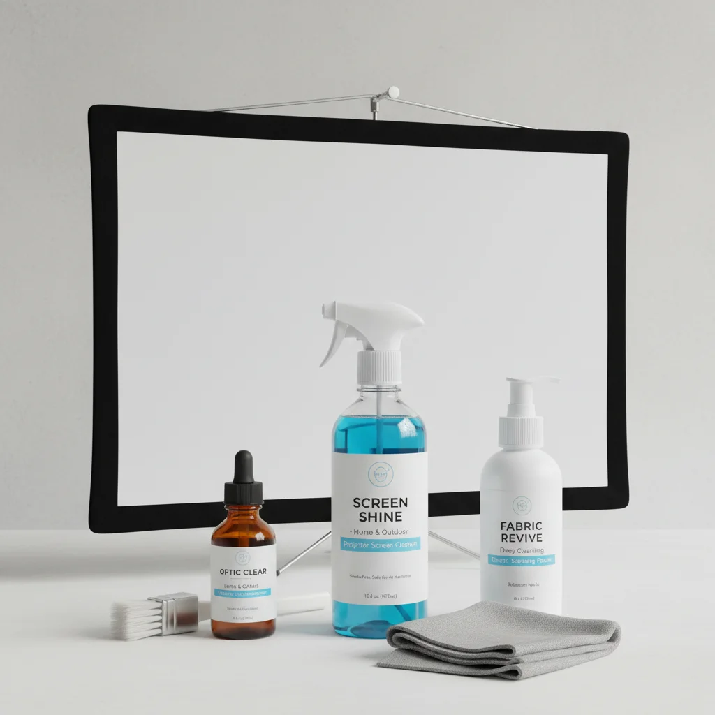 projector screen cleaning solutions