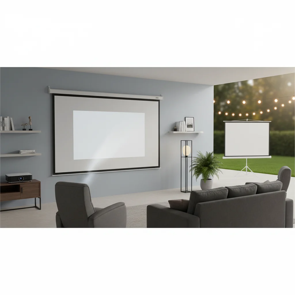 projector screen placement