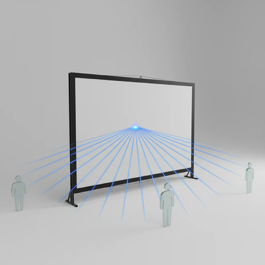 projector screen viewing angles